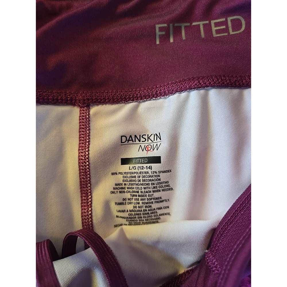Womens DANSKIN fitness Capris Sz L workout yoga gym running hiking sexy hot - Picture 4 of 13